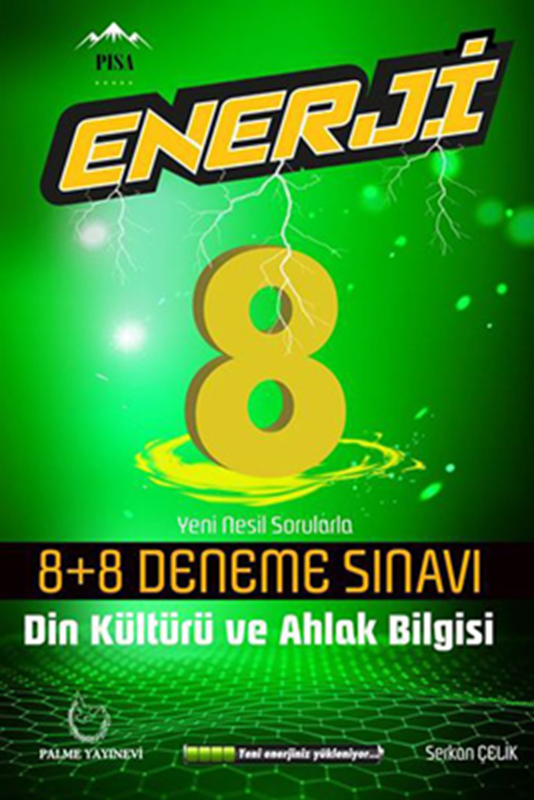 8. Sınıf Din Kültürü ve Ahlak Bilgisi Enerji 8+8 Deneme Sınavı kapak görseli